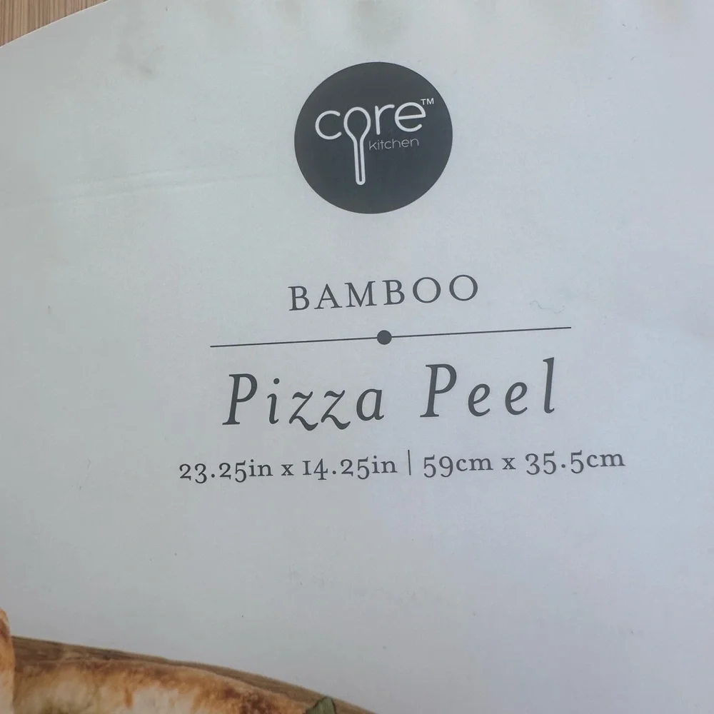 Bamboo Pizza Peel & Serving Board